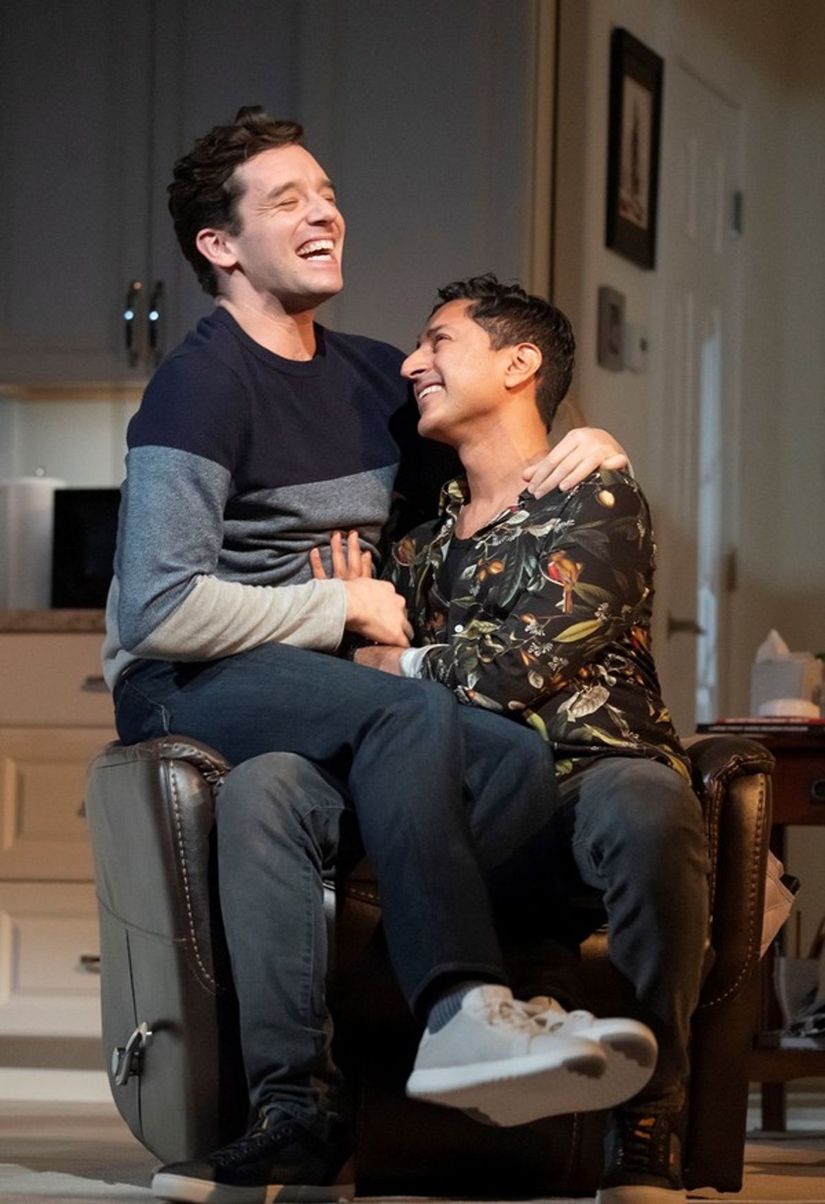 Michael Urie, Maulik Pancholy at 